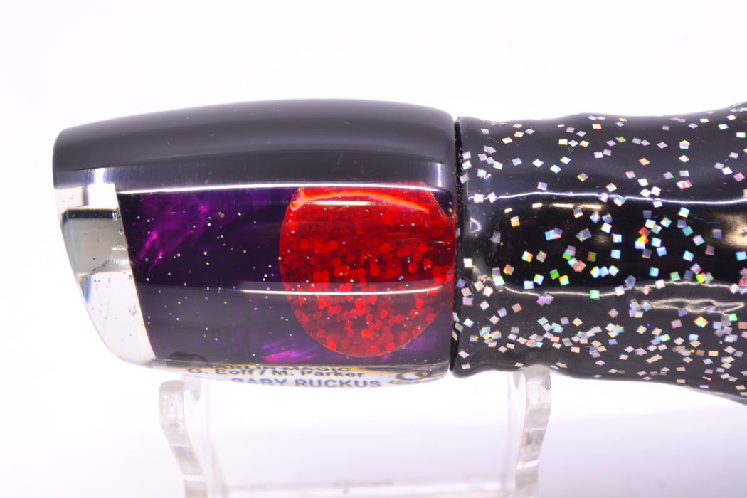 Marlin Magic Purple MOP Black Back Red Eyes Baby Ruckus 10" 6.5oz Skirted Black/Purple