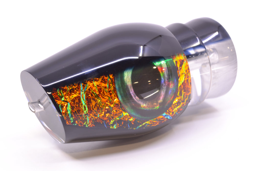 Moyes Lures Orange Dichro Black Back Taxi Eyes XL Sumo 16" 13oz GZE