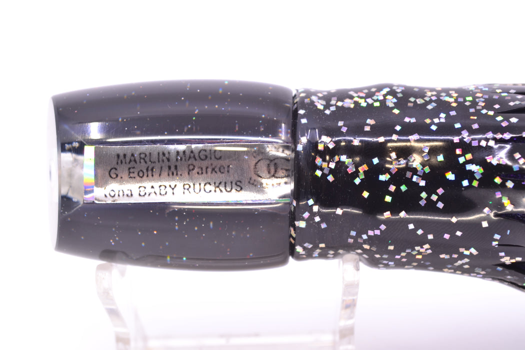 Marlin Magic Purple MOP Black Back Red Eyes Baby Ruckus 10" 6.5oz Skirted Black/Purple