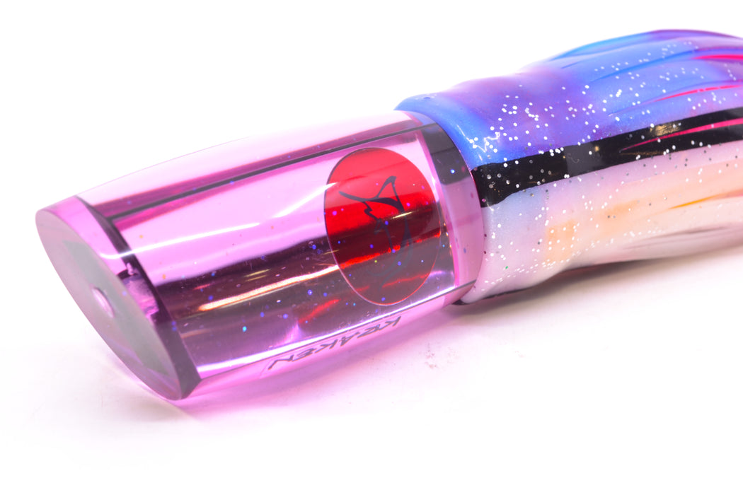 Bonze Lures Pink Mirrored Red Eyes Kraken 10" 8oz Skirted Gay Bob