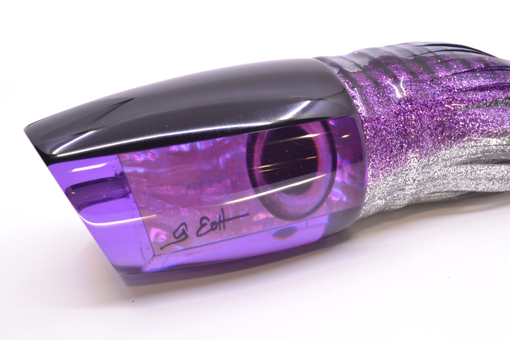 Marlin Magic Purple Awabi Black Back XXL Ruckus Teaser 18" 20oz Skirted Purple Aurora