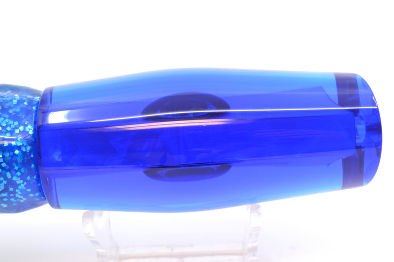 Moyes Lures Ice Blue MOP Blue Back Medium Dark-N-Stormy 12" 8.5oz Skirted