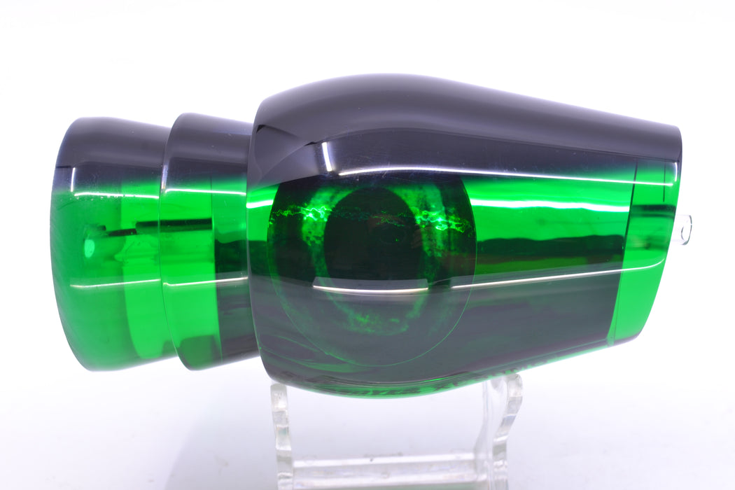 Moyes Lures Green Mirrored Black Back Taxi Eyes XL Sumo 16" 13oz GZE