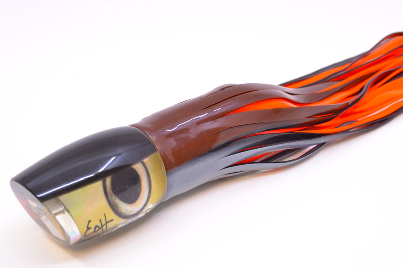 Marlin Magic Golden MOP Black Back Taxi Eyes Baby Ruckus 10" 6.5oz Skirted Root Beer-Silver