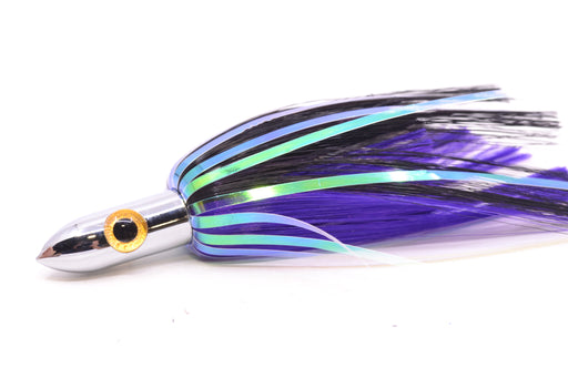 Iland Lures Black-Purple Flash Hair Chrome Head Jr. Ilander 6.75