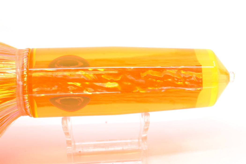 Moyes Lures Orange Awabi XL Sicario Bullet 14" 13.5oz Strobez Orange/Pink
