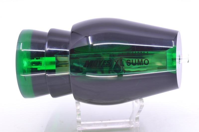Moyes Lures Green Mirrored Black Back Taxi Eyes XL Sumo 16" 13oz