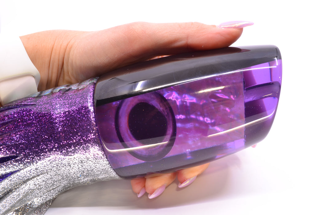 Marlin Magic Purple Awabi Black Back XXL Ruckus Teaser 18" 20oz Skirted Purple Aurora