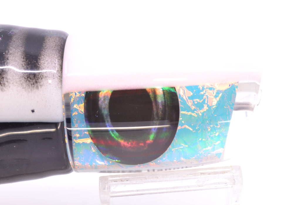 Moyes Lures Ice Rainbow Dichro Strawberry Pearl Back Taxi Eyes Hannibal 14" 9oz Skirted