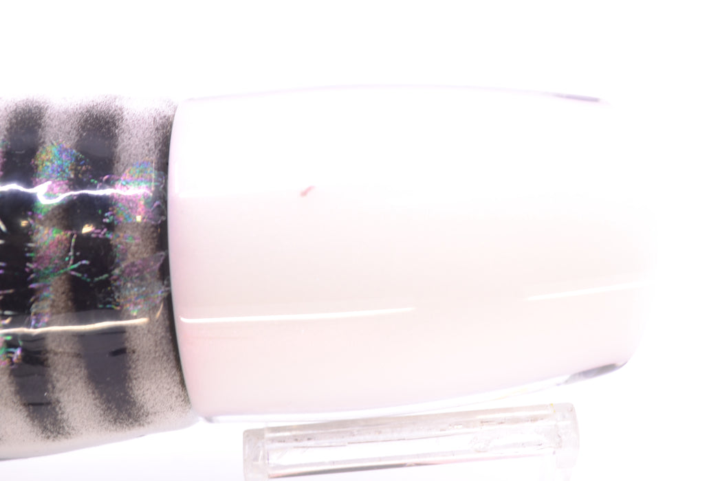 Moyes Lures Ice Rainbow Dichro Strawberry Pearl Back Taxi Eyes Hannibal 14" 9oz Skirted