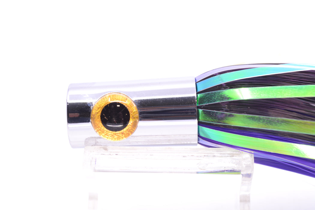 Iland Lures Black-Purple Flash Hair Chrome Head Sailure 5.5" 0.5oz SA300F-BK/PL
