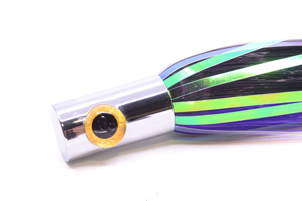 Iland Lures Black-Purple Flash Hair Chrome Head Sailure 5.5" 0.5oz SA300F-BK/PL