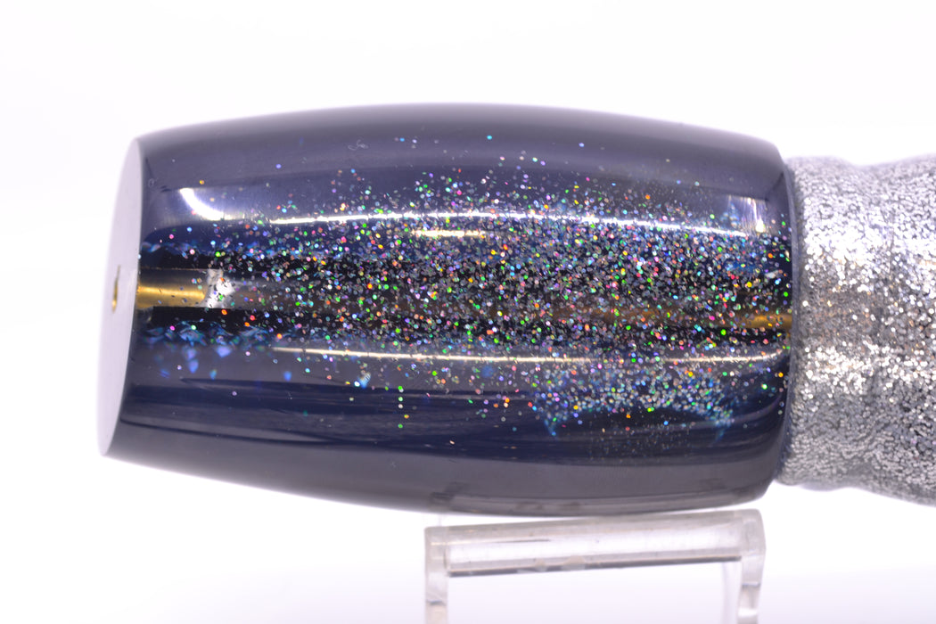 Coggin Lures Blue Dichro Black-Blue Back Tado Mauna Kea 45 14" 15oz Skirted