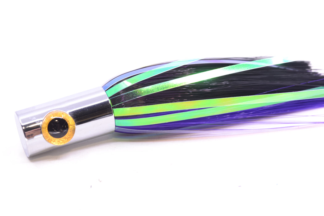 Iland Lures Black-Purple Flash Hair Chrome Head Sailure 5.5" 0.5oz SA300F-BK/PL