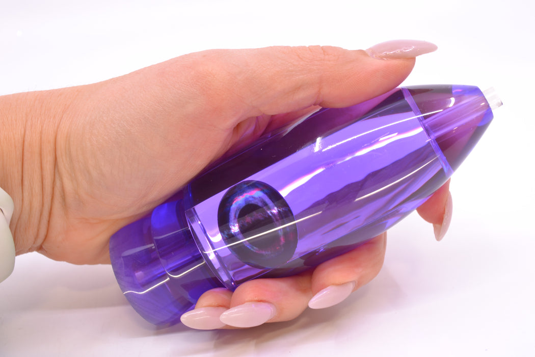 Moyes Lures Purple Mirrored Taxi Eyes Large Ono Bullet 14" 10.2oz