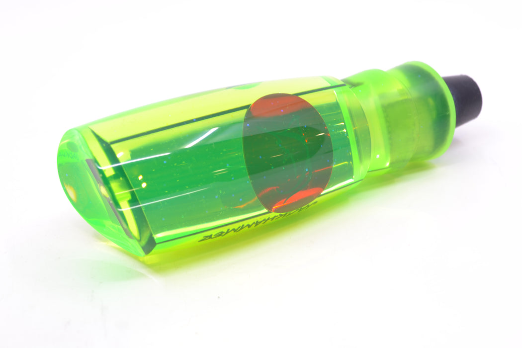 Bonze Lures Chartreuse Mirrored Red Eyes Jackhammer 10" 6oz