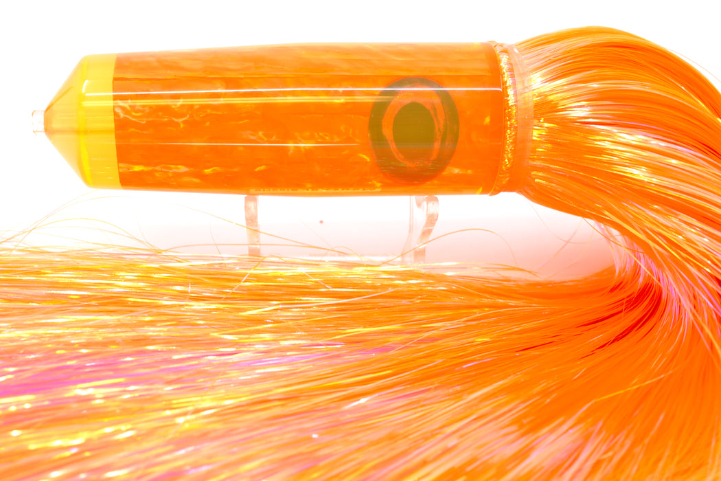 Moyes Lures Orange Awabi XL Sicario Bullet 14" 13.5oz Strobez Orange/Pink