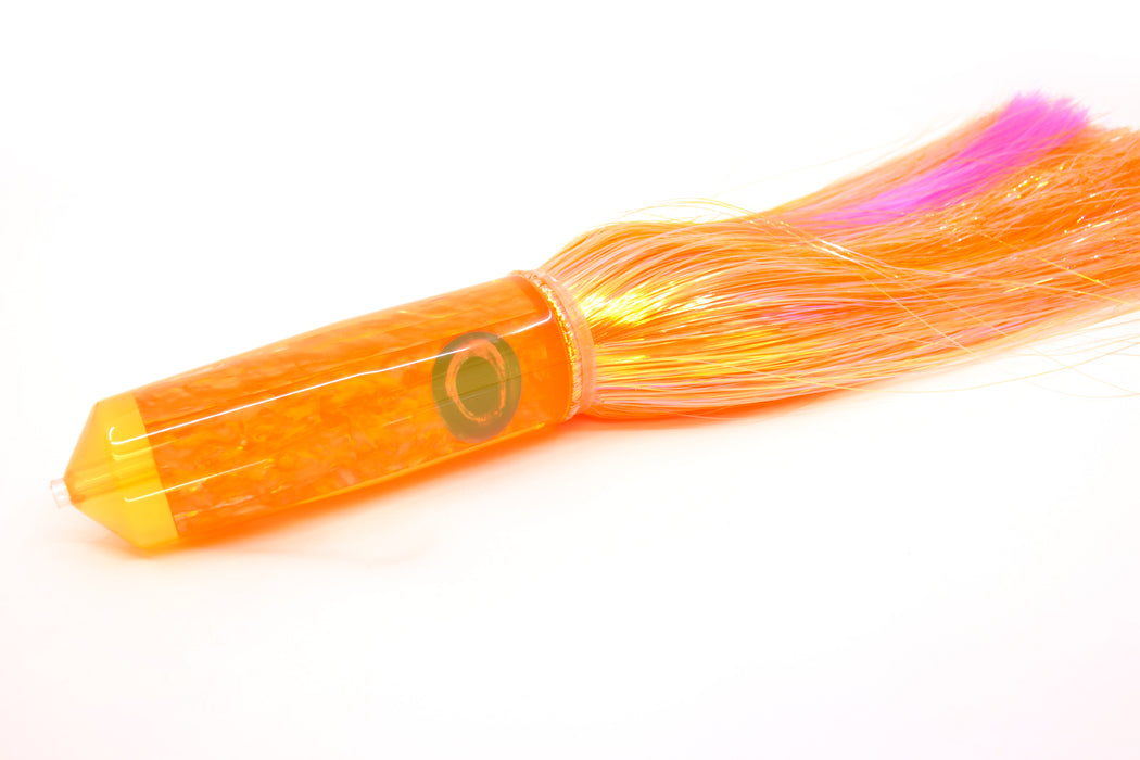 Moyes Lures Orange Awabi XL Sicario Bullet 14" 13.5oz Strobez Orange/Pink