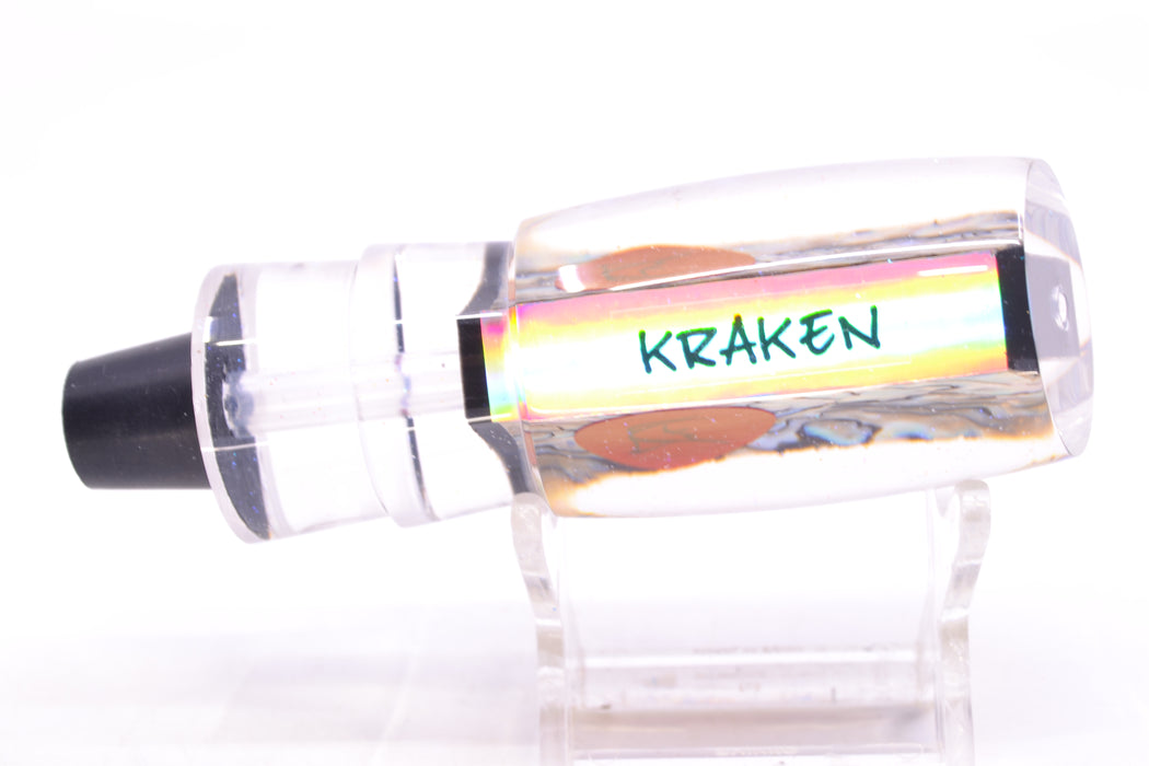 Bonze Lures Paua Shell Red Eyes Kraken 10" 5oz