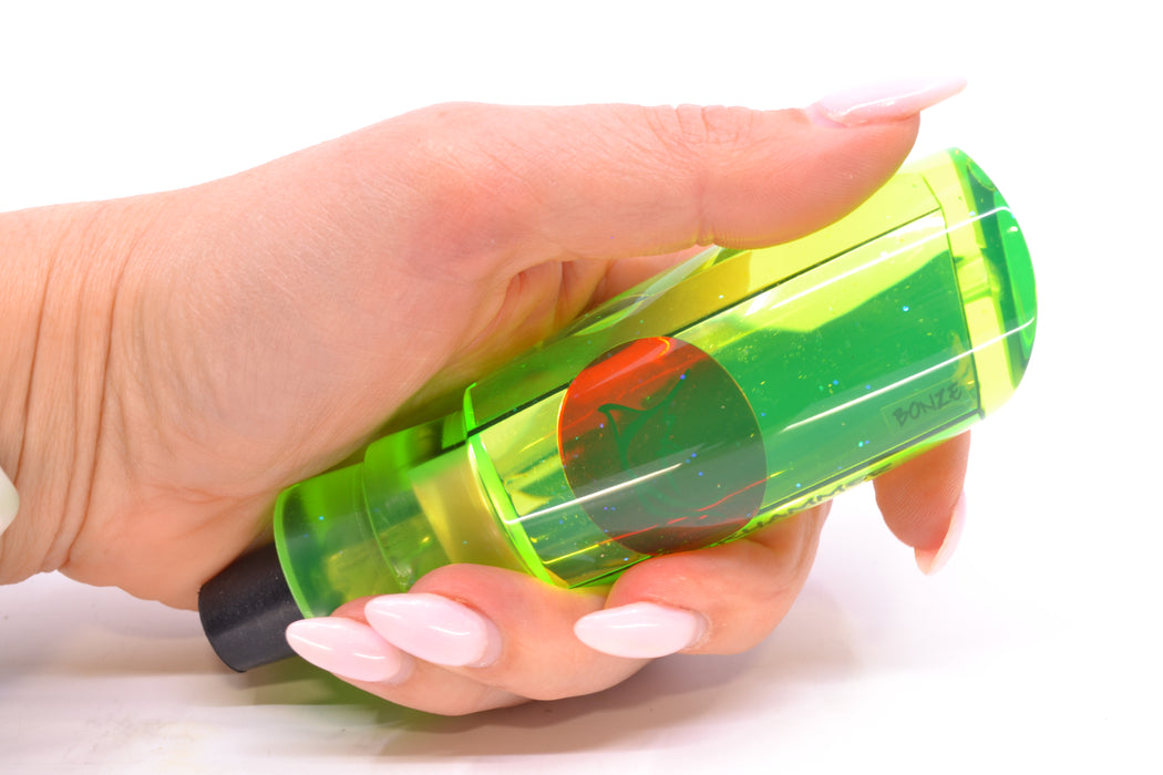 Bonze Lures Chartreuse Mirrored Red Eyes Jackhammer 10" 6oz