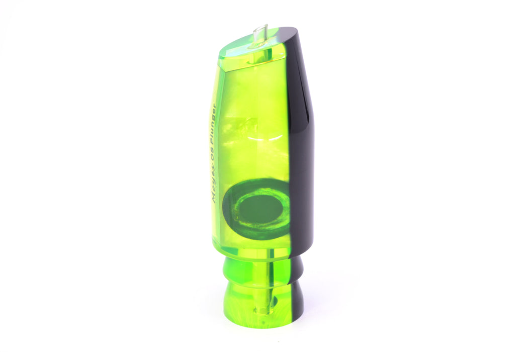 Moyes Lures Chartreuse MOP Black Back Taxi Eyes O.S. Plunger 12" 4.2oz GZE