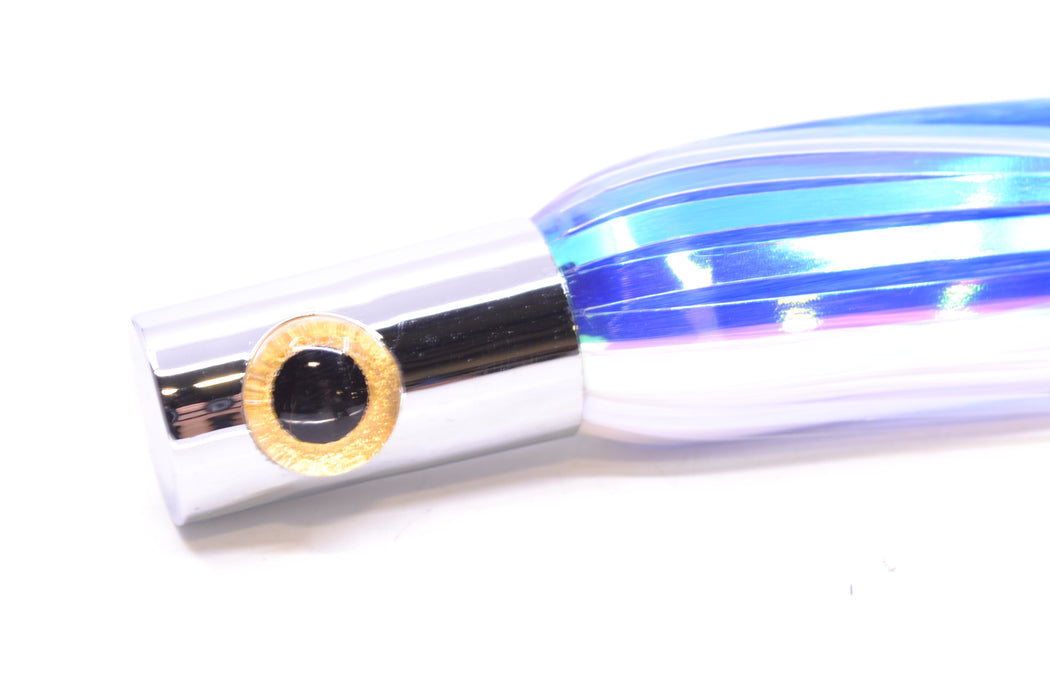 Iland Lures Blue-White Flash Hair Chrome Head Sailure 5.5" 0.5oz SA300F-BL/WH