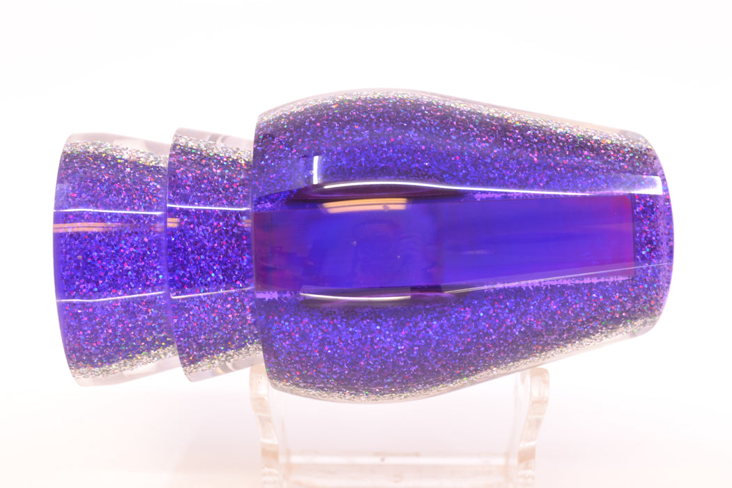 Moyes Lures Silver Rainbow Purple-Silver Back Taxi Eyes Large Sumo 14" 8oz