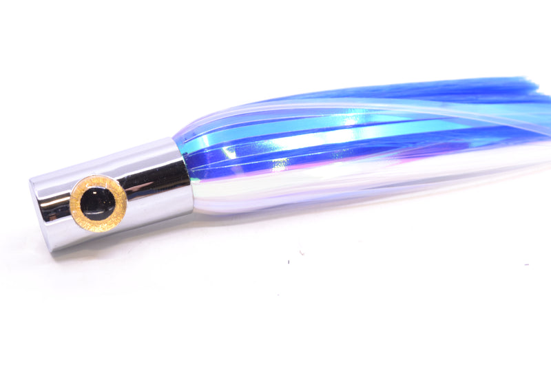 Iland Lures Blue-White Flash Hair Chrome Head Sailure 5.5" 0.5oz SA300F-BL/WH