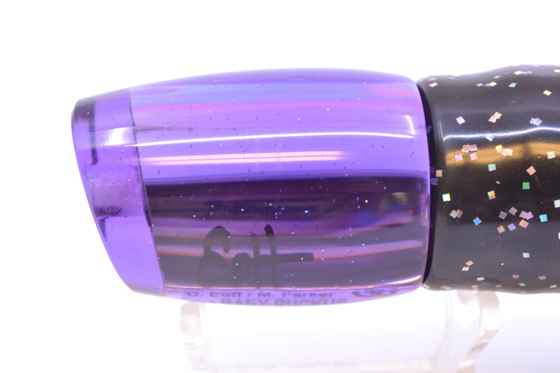 Marlin Magic Purple Mirrored Baby Ruckus 10" 6.5oz Skirted Black/Purple