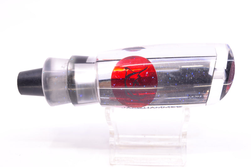 Bonze Lures Clear Mirrored Red Eyes Jackhammer 10" 6oz