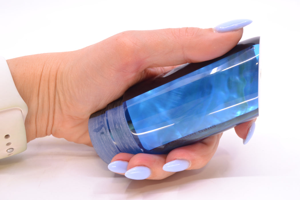 Crampton Baits Blue MOP Black Back No Eyes HoG 14" 6.4oz