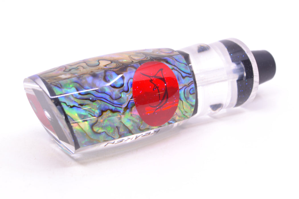 Bonze Lures Paua Shell Red Eyes Kraken 10" 5oz