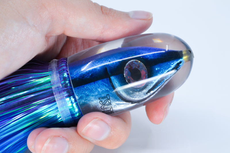 Tsutomu Lures "Hardline Aku" Fish Head Blunt Bullet 9" 5.8oz Strobez