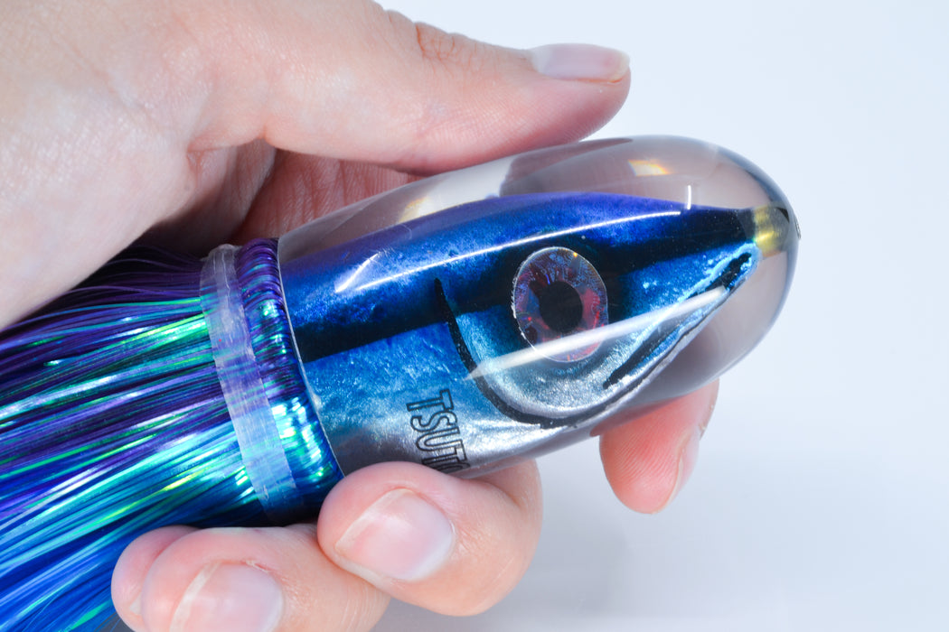 Tsutomu Lures "Hardline Aku" Fish Head Blunt Bullet 9" 5.8oz Strobez