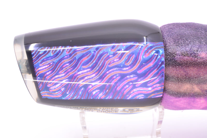 Marlin Magic Lures Purple-Blue Lava Black Magic Captain's Choice 14" 11oz ALV Skipjack