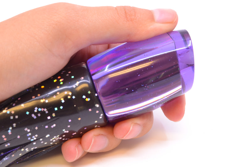 Marlin Magic Purple Mirrored Baby Ruckus 10" 6.5oz Skirted Black/Purple