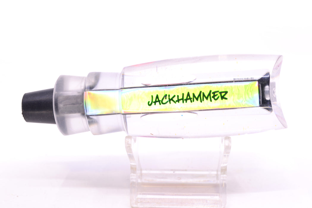 Bonze Lures Clear Mirrored Red Eyes Jackhammer 10" 6oz