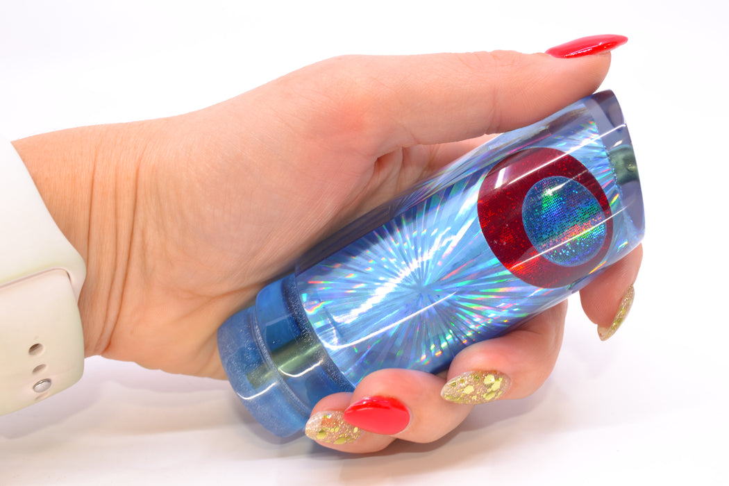 Koya Lures Ice Blue Rainbow Starburst Black-Red Eyes JP Noname 12" 5.7oz GZE