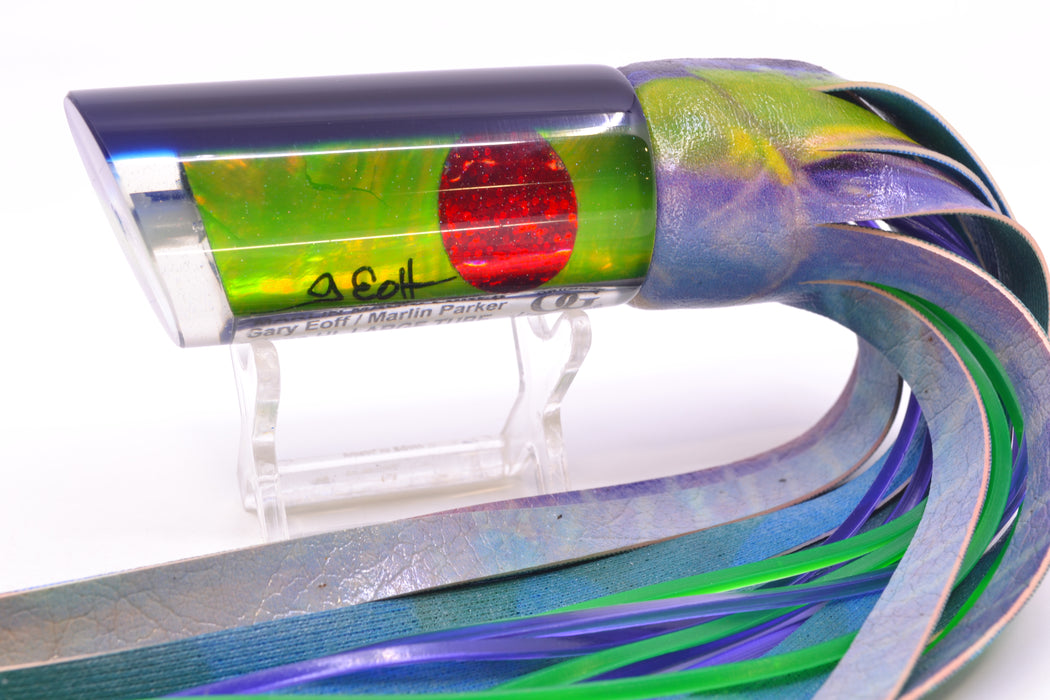 Marlin Magic Lures Green MOP Blue Back Large Tube 12" 7oz ALV Vinyl Yellowfin