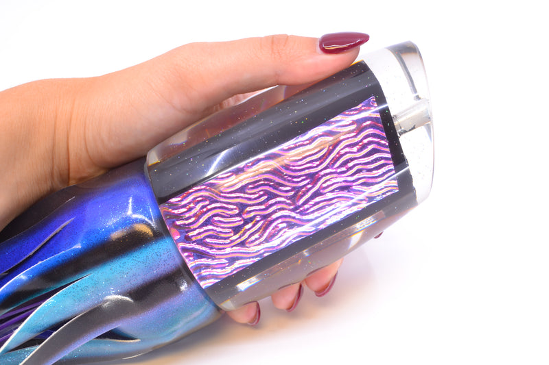 Marlin Magic Purple-Pink Lava Black Magic XXL Ruckus Teaser 18" 20oz FT Vinyl Skipjack