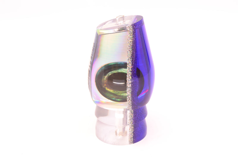 Moyes Lures Silver Rainbow Purple-Silver Back Taxi Eyes Large Sumo 14" 8oz