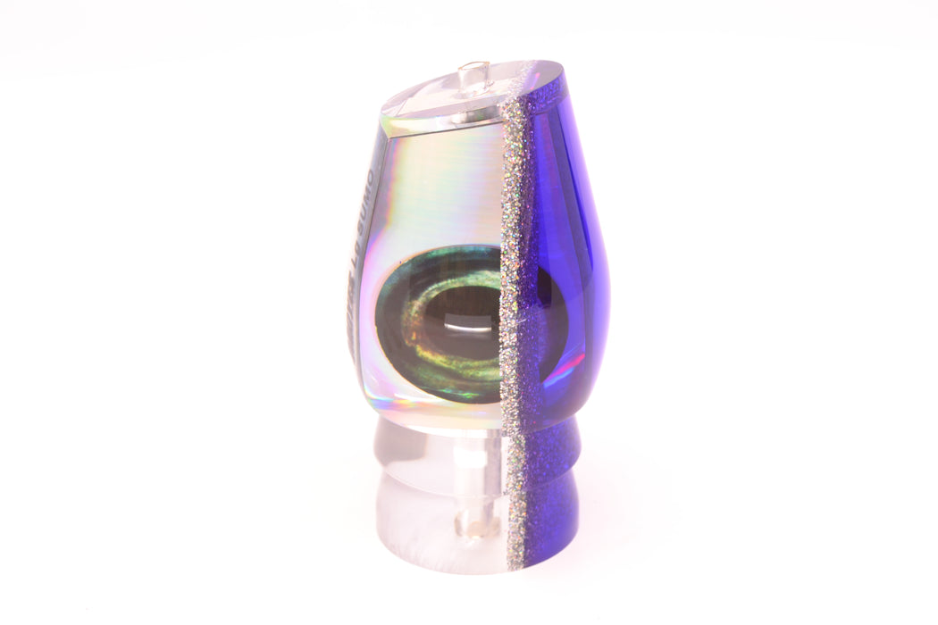 Moyes Lures Silver Rainbow Purple-Silver Back Taxi Eyes Large Sumo 14" 8oz