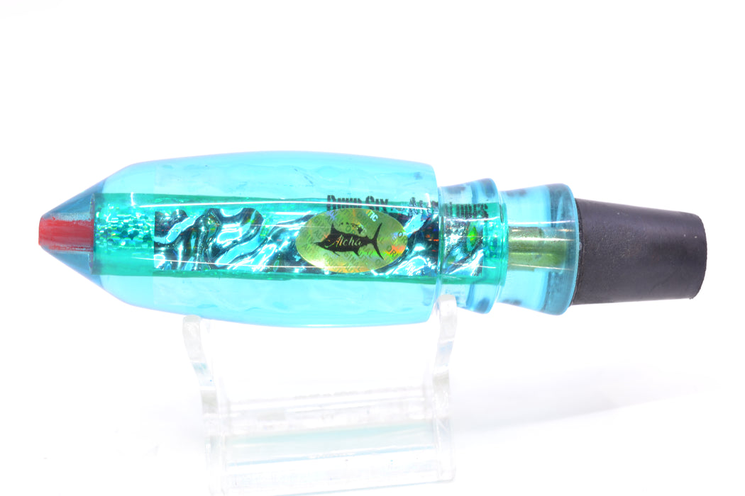 Aloha Lures Ice Blue Dichro Turquoise Rainbow Deep Six 9" 3.5oz GZE