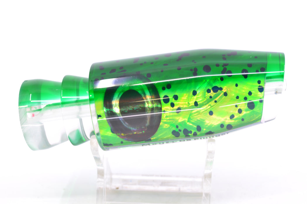 Moyes Lures Mahi MOP Green Back Taxi Eyes O.S. Plunger 12" 4.2oz GZE