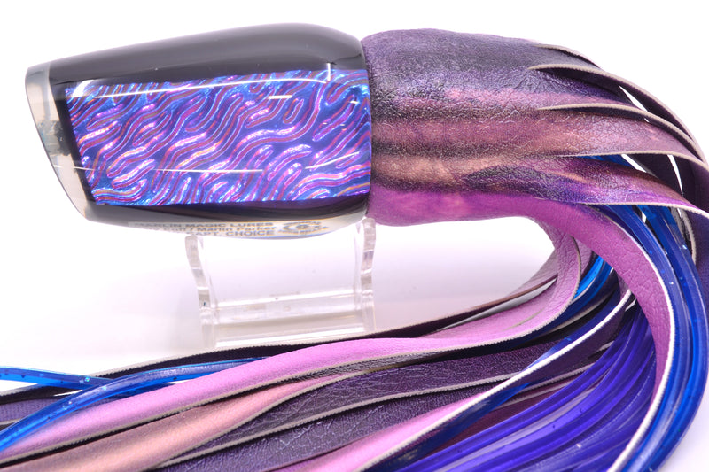 Marlin Magic Lures Purple-Blue Lava Black Magic Captain's Choice 14" 11oz ALV Skipjack