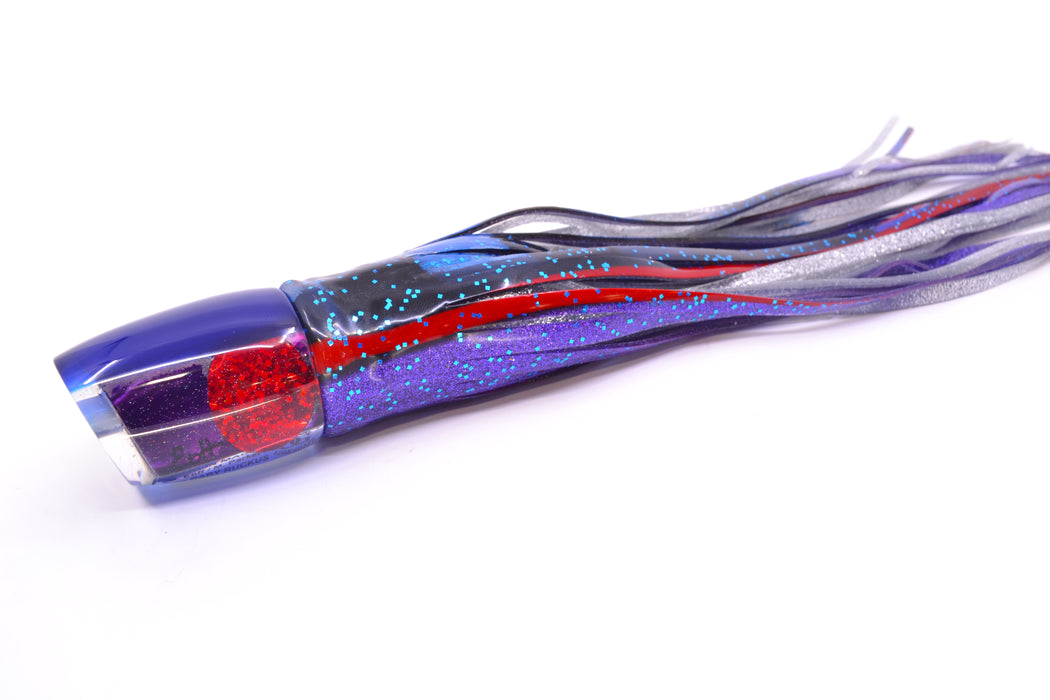 Marlin Magic Purple MOP Blue Back Red Eyes Baby Ruckus 10" 6.5oz Skirted Blue-Black-Purple