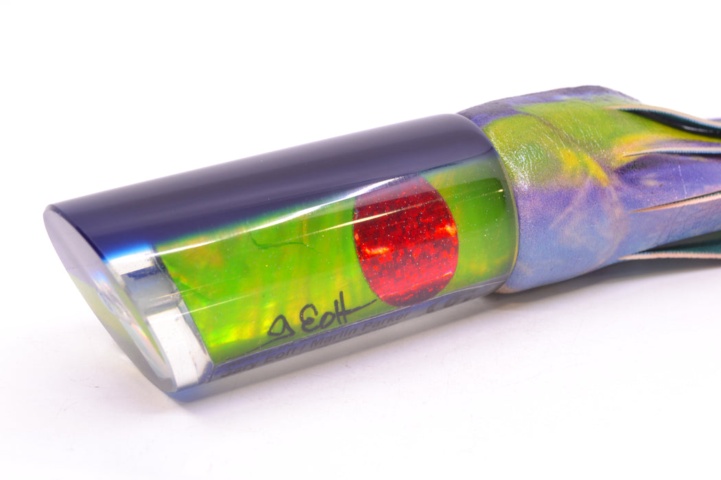 Marlin Magic Lures Green MOP Blue Back Large Tube 12" 7oz ALV Vinyl Yellowfin