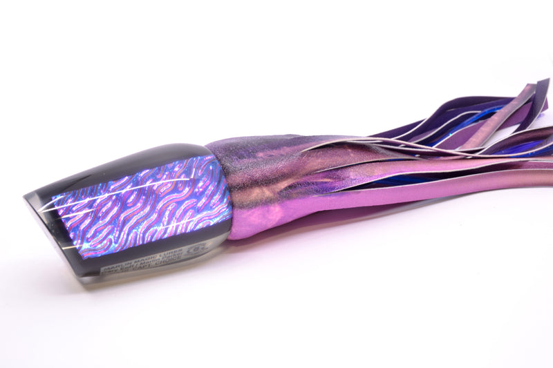 Marlin Magic Lures Purple-Blue Lava Black Magic Captain's Choice 14" 11oz ALV Skipjack