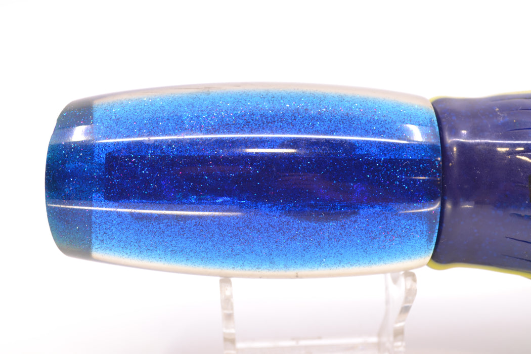 Polu Kai Paua Shell Blue Back Large Reverse Taper Plunger 14" 17oz Skirted New Pre-Owned GZE