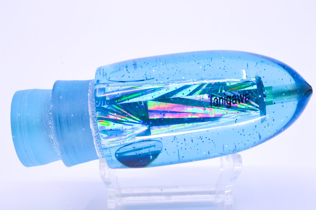Tanigawa Lures Ice Blue Rainbow Starburst Red Eyes Ahi Bomb Bullet 9"+ 7.5oz
